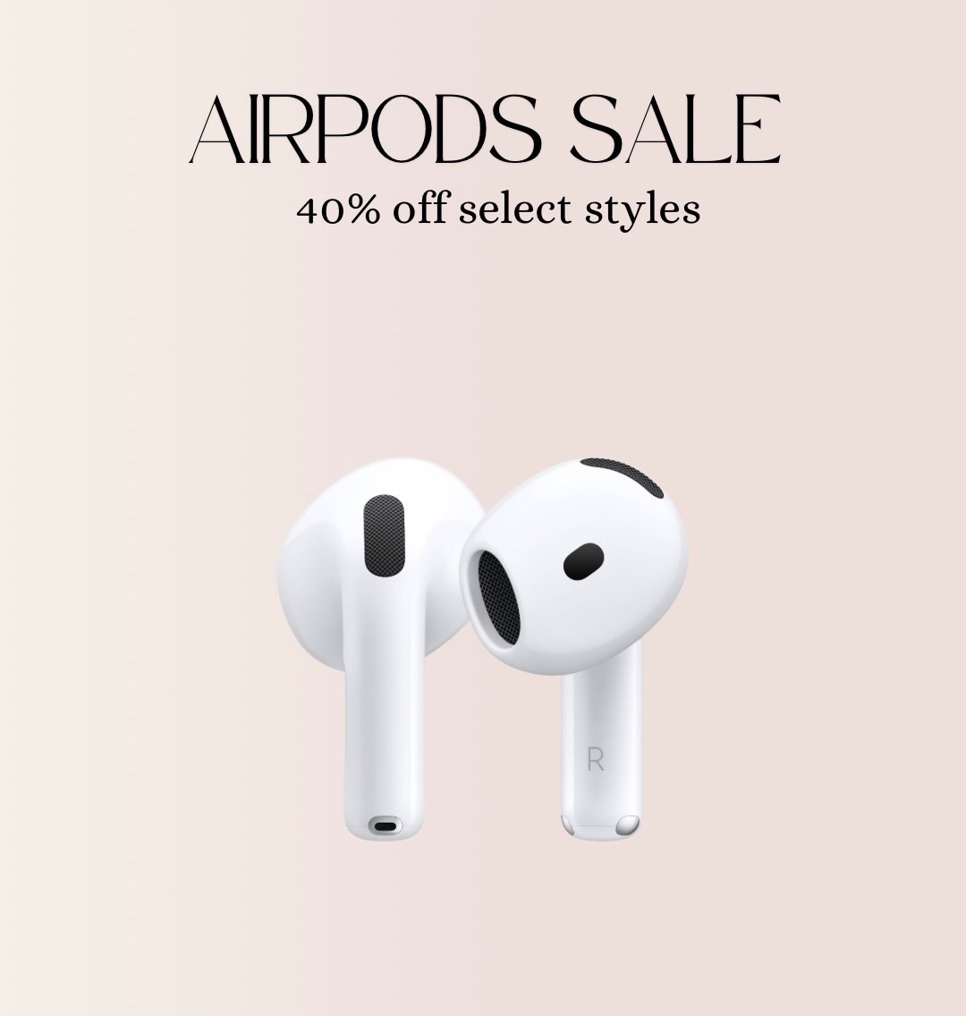 If you have airpods on your shopping list for someone or yourself, grab them now while they’re on sale!

#LTKHoliday #LTKGiftGuide #LTKSaleAlert