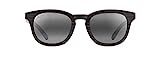 Maui Jim Koko Head Square Sunglasses, Black Matte Rubber W/Man Utd/Neutral Grey Polarized, Small | Amazon (US)