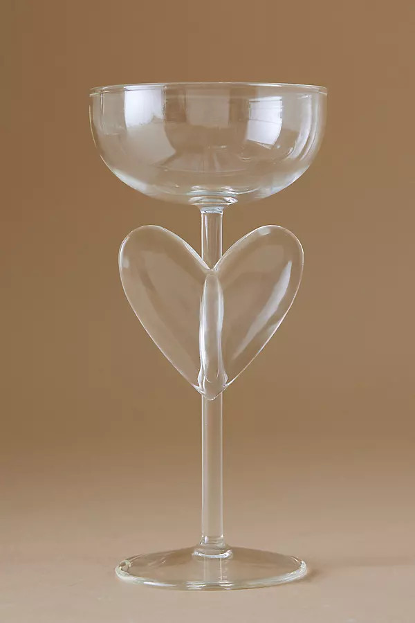 Heart Coupe Glass | Anthropologie (US)