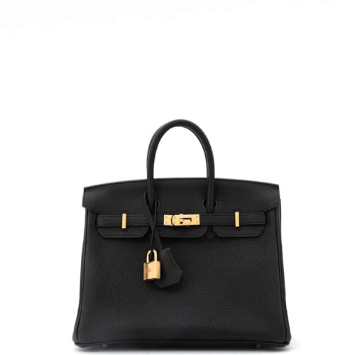 Hermès, Pre-Loved Birkin Handbag Black Togo with Rose Gold Hardware 25, Noir | Amazon (US)