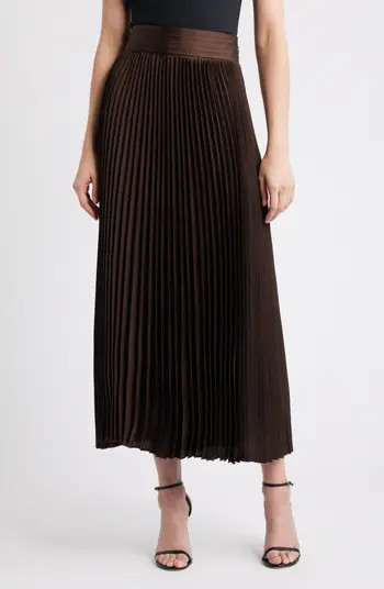 The Ayla Pleated Midi Skirt | Nordstrom