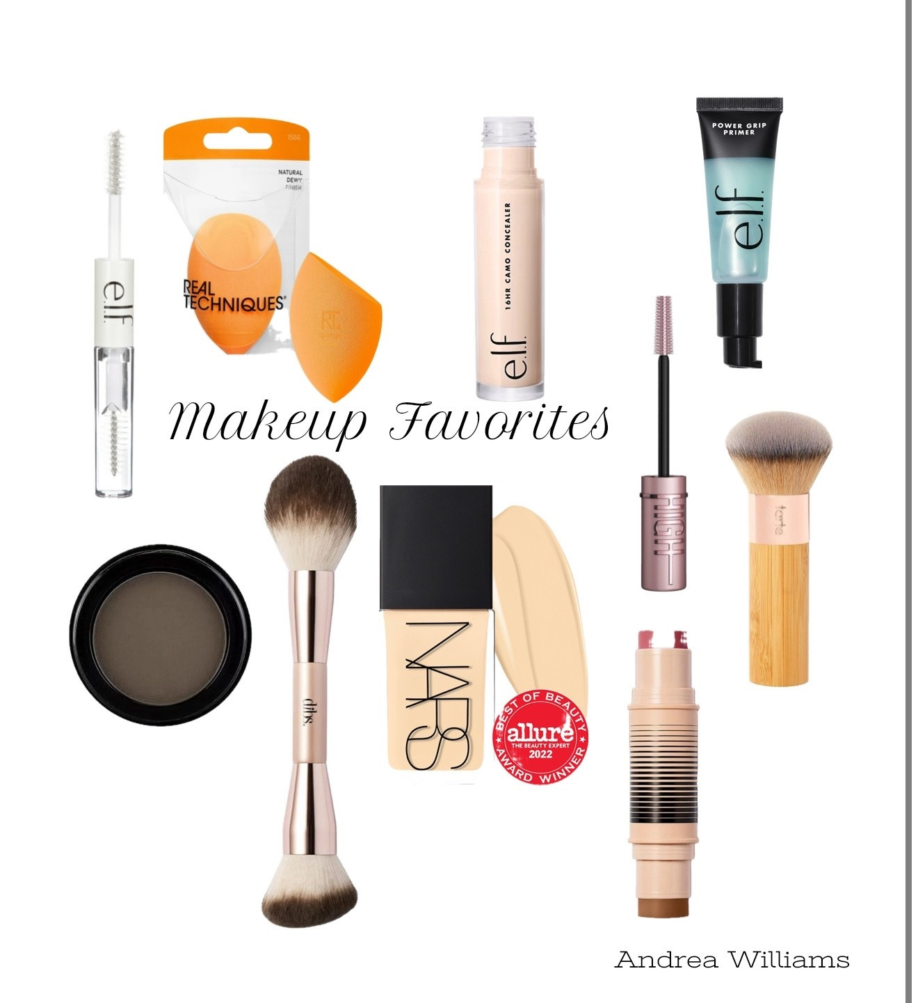 All of my favorite makeup items 