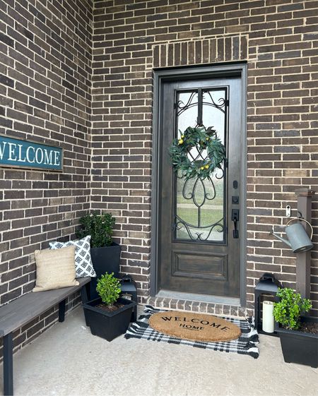 I spruced up the porch yesterday with my staples, and added some of my favorite Studio McGee pieces— a wreath and door mat. Her wreaths are great and last several year/seasons, and they are 20% off right now at Target.

#LTKSeasonal #LTKsalealert #LTKhome