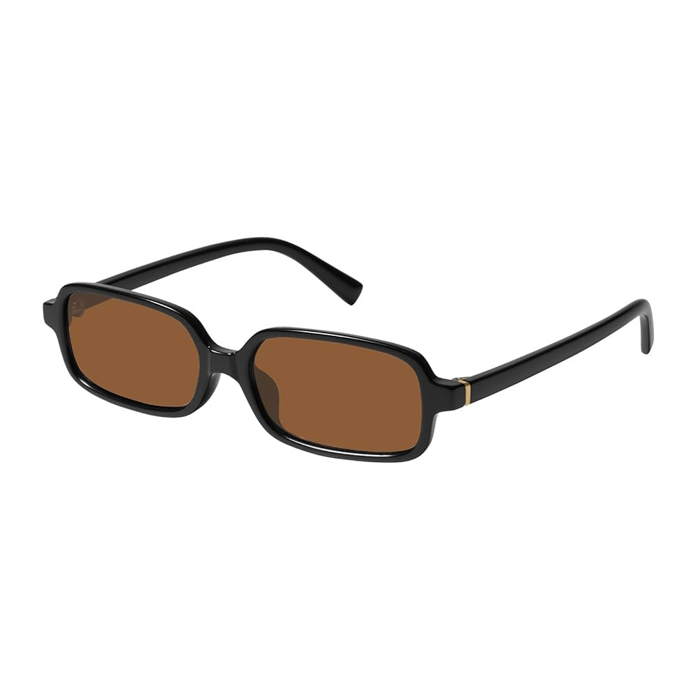 mosanana Small Narrow Rectangle Sunglasses for Women Trendy Retro 90s Style MS52479 | Amazon (US)