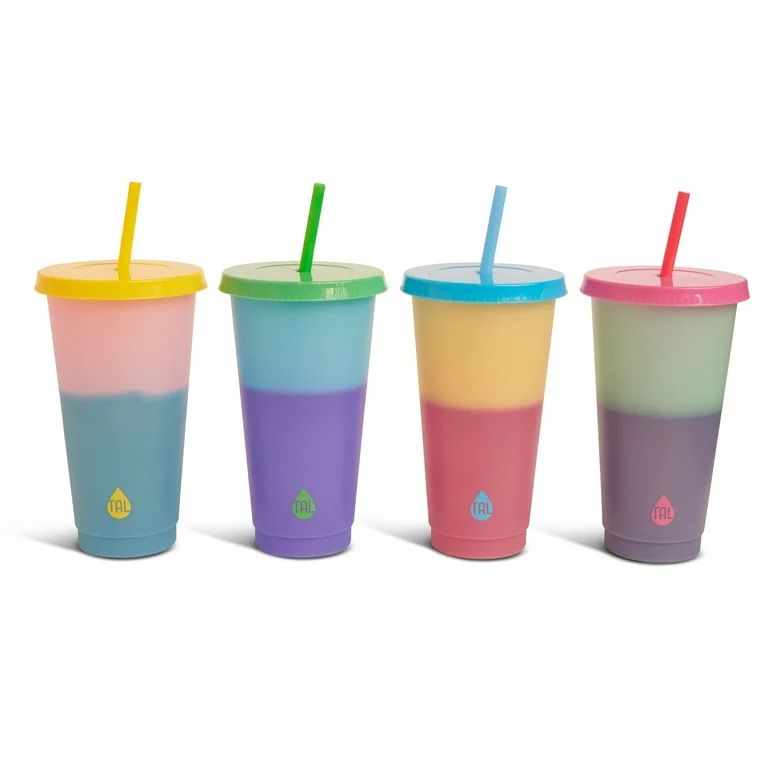 TAL Color Changing Cups 24oz 4-Pack, Solid - Walmart.com | Walmart (US)