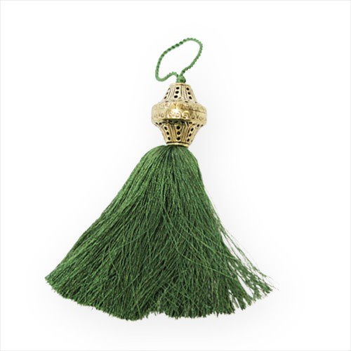 Brass Top Silk Tassel - Courtyard - SmithHönig | SmithHönig