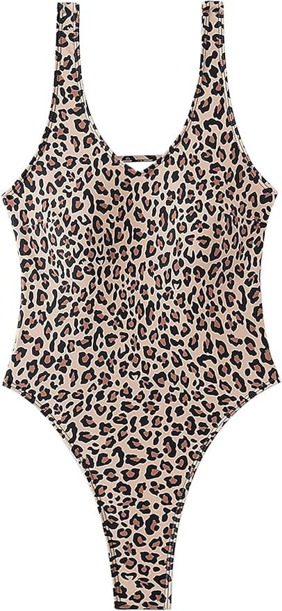 Lilosy Sexy Open Back Cheekly One Piecce Swimsuit | Amazon (US)