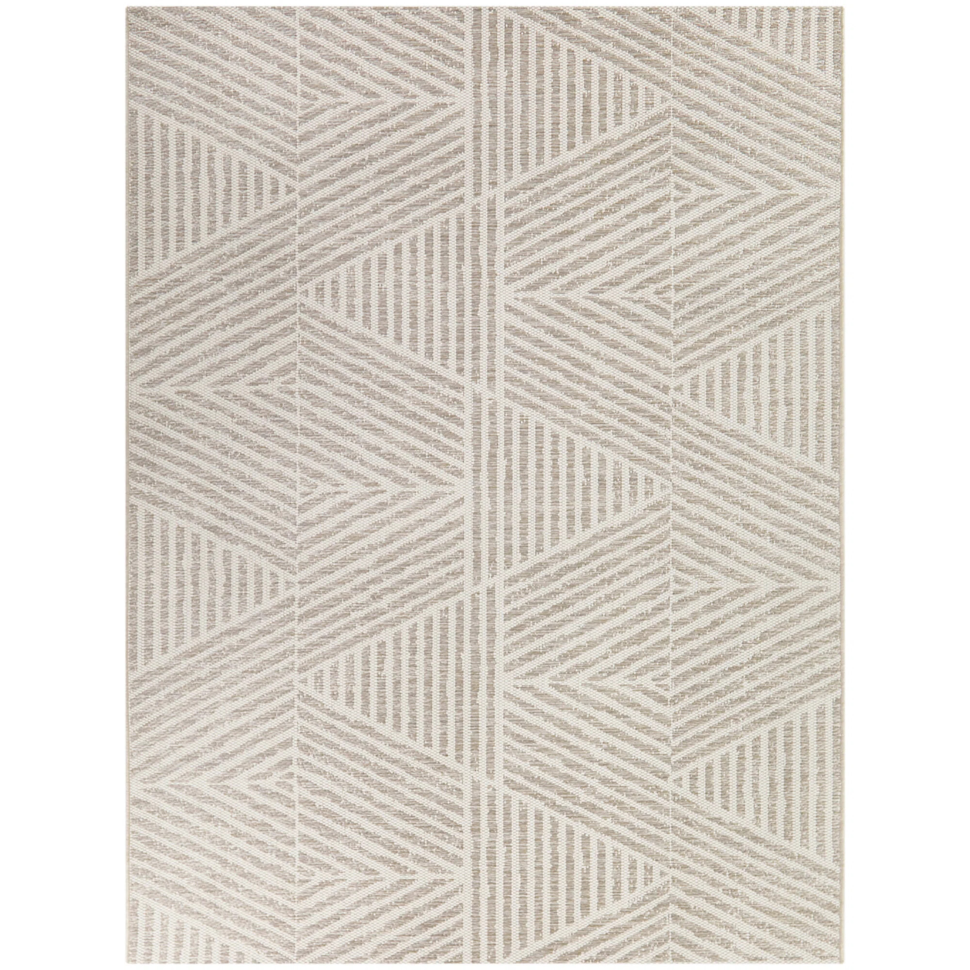 Darcy Taupe Contemporary Indoor/Outdoor Area Rug | Wayfair North America