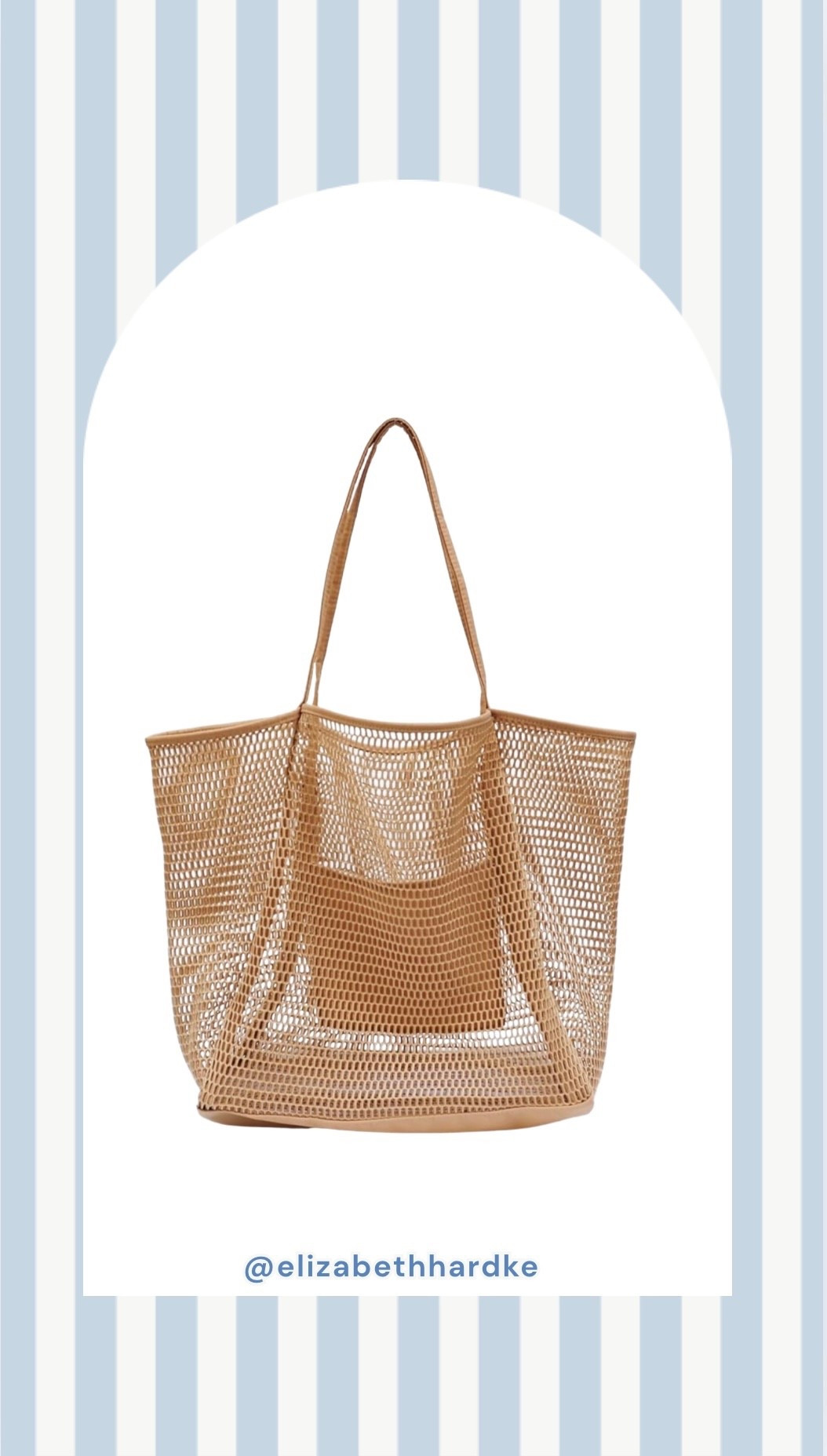 Mesh beach tote, women’s shoulder bag, perfect for travel and the beach, lightweight, seashells, neutral color

#LTKTravel #LTKSwim #LTKSaleAlert