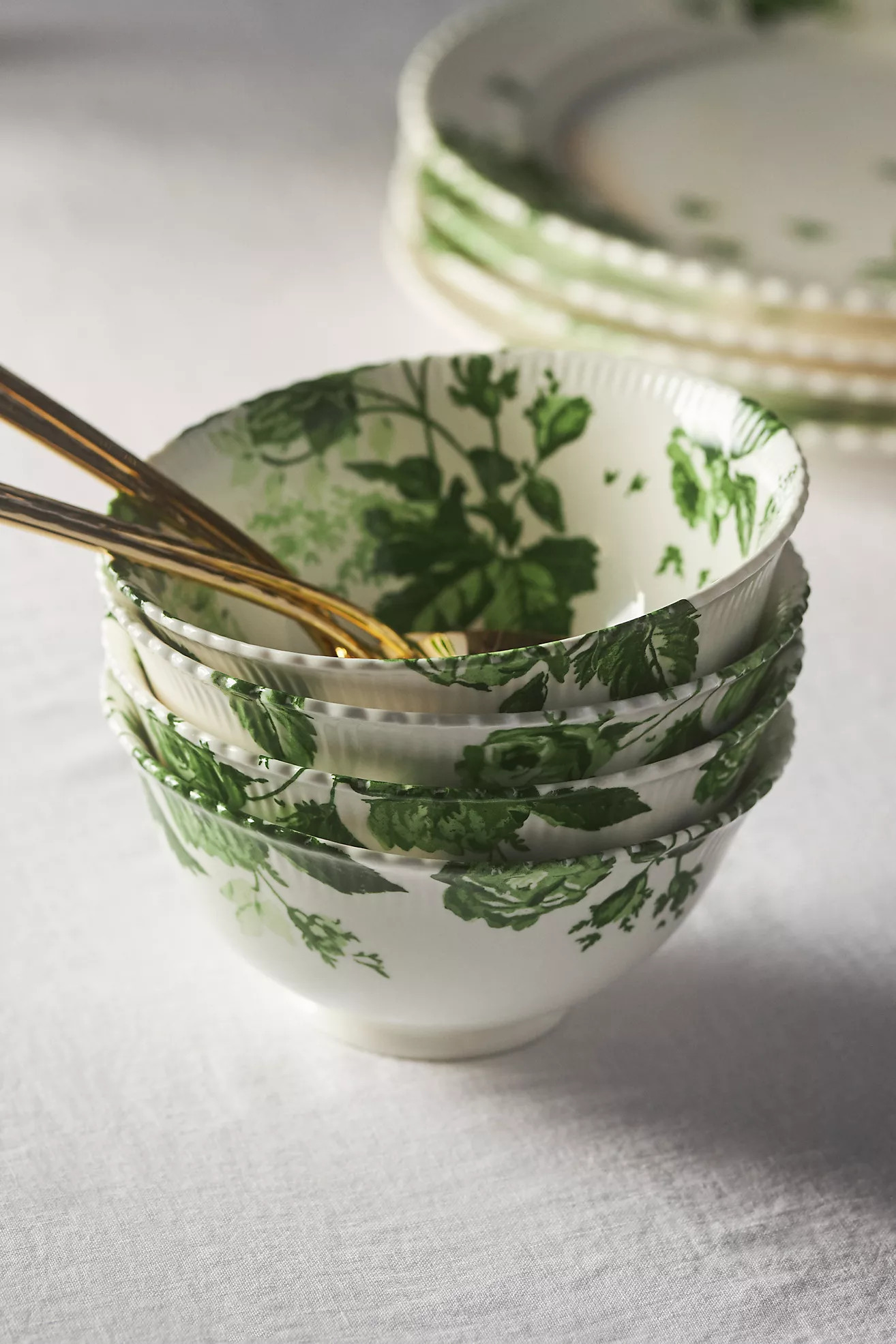 Abi Cereal Bowls, Set of 4 | Anthropologie (US)