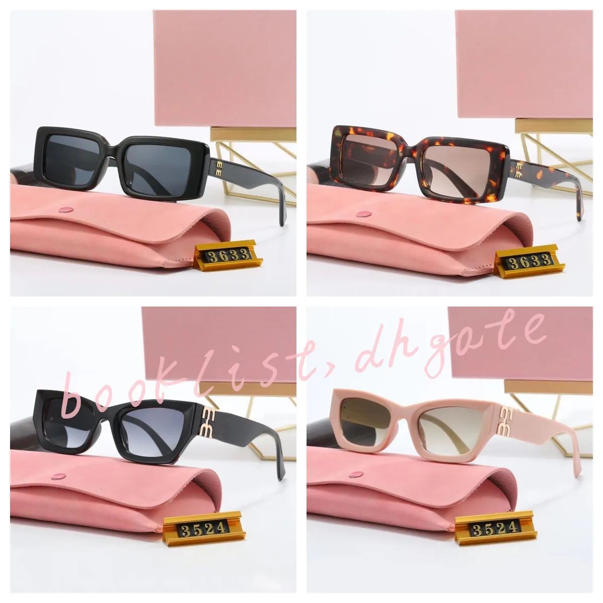 Fashion Designer Sunglasses Letters M Full Frame Colorful Sunglasses With Gift Box | DHGate