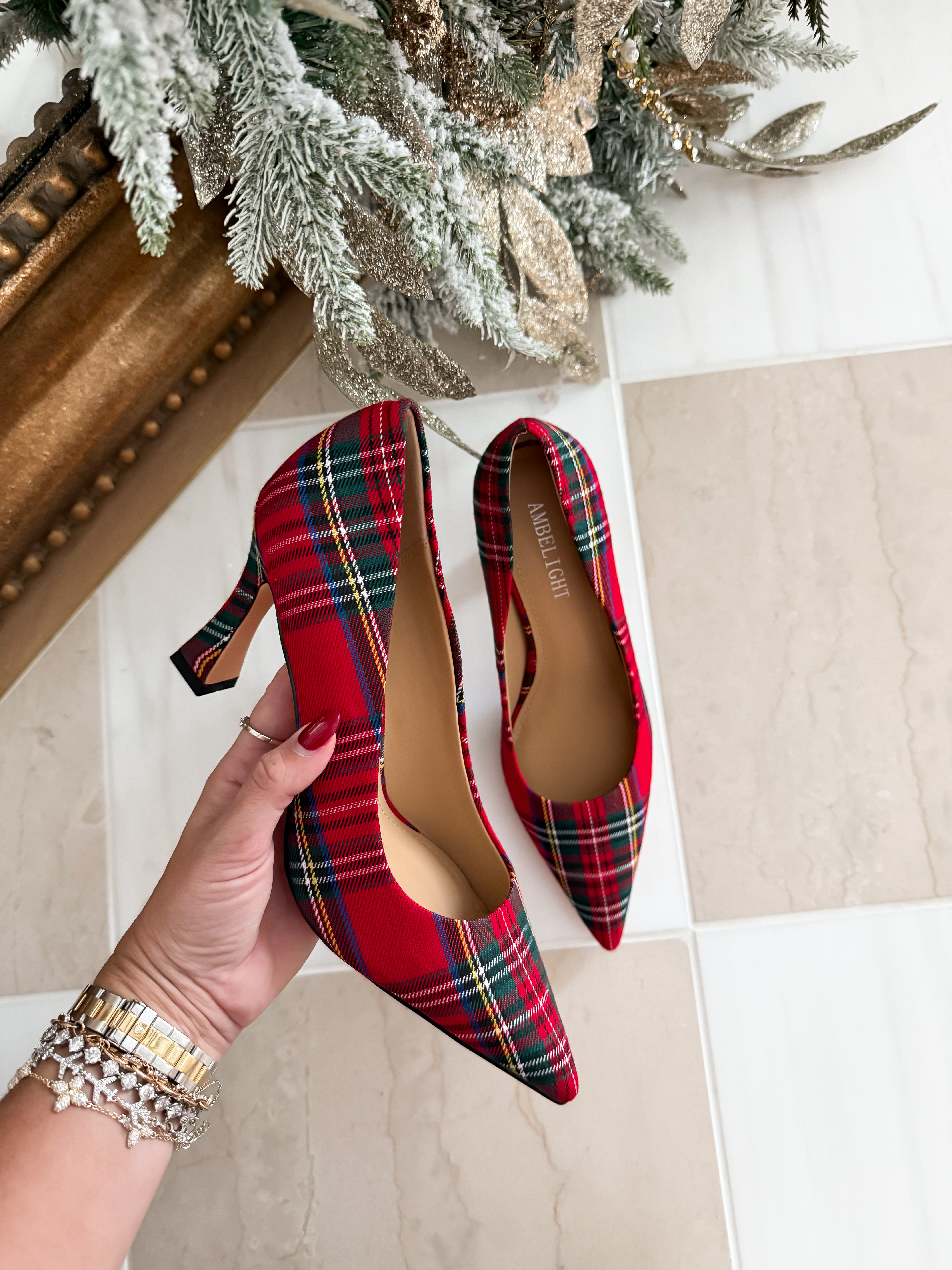 These holiday heels run TTS! 

#LTKFindsUnder50 #LTKHoliday