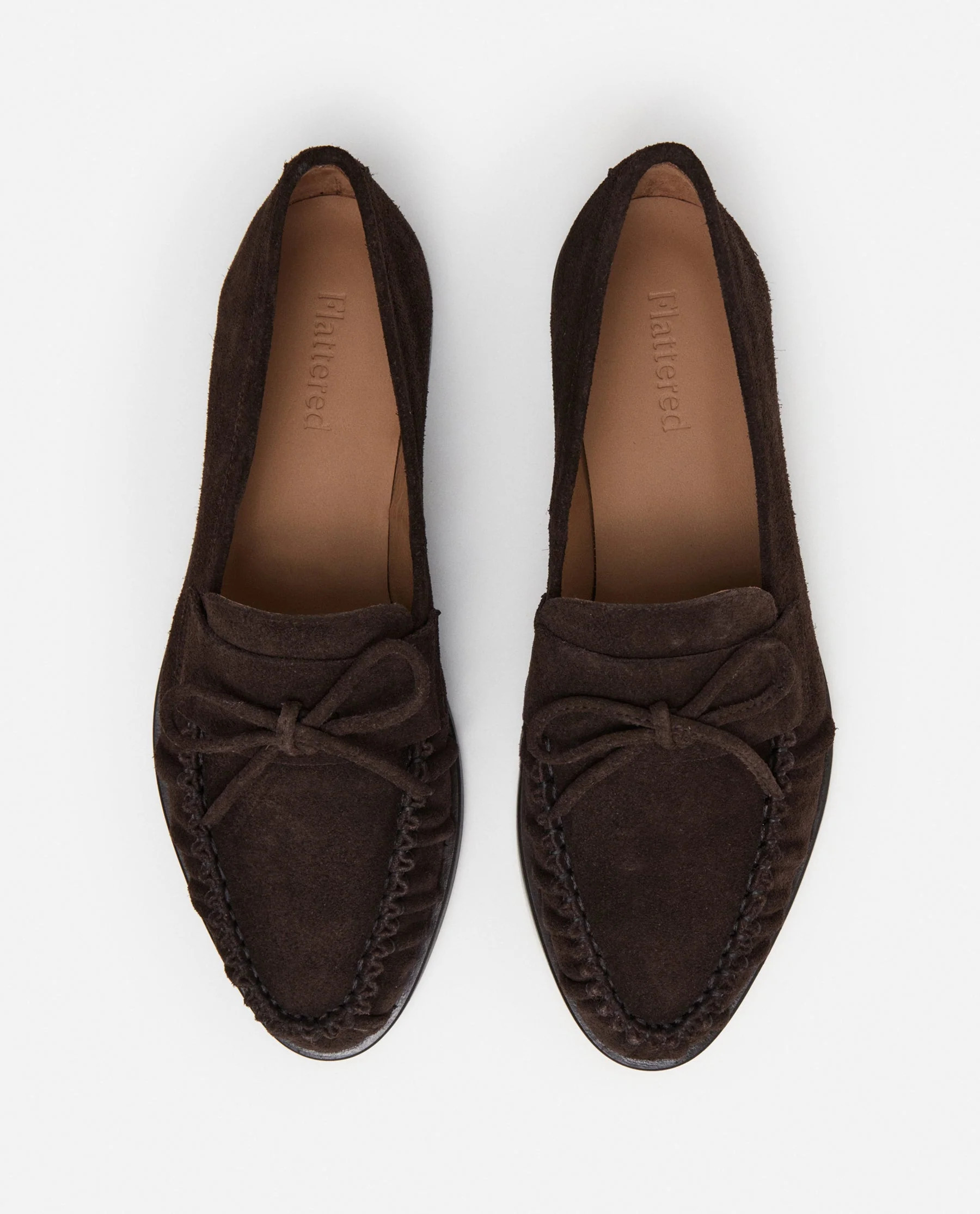Dylan Suede Chocolate Loafer | Flattered