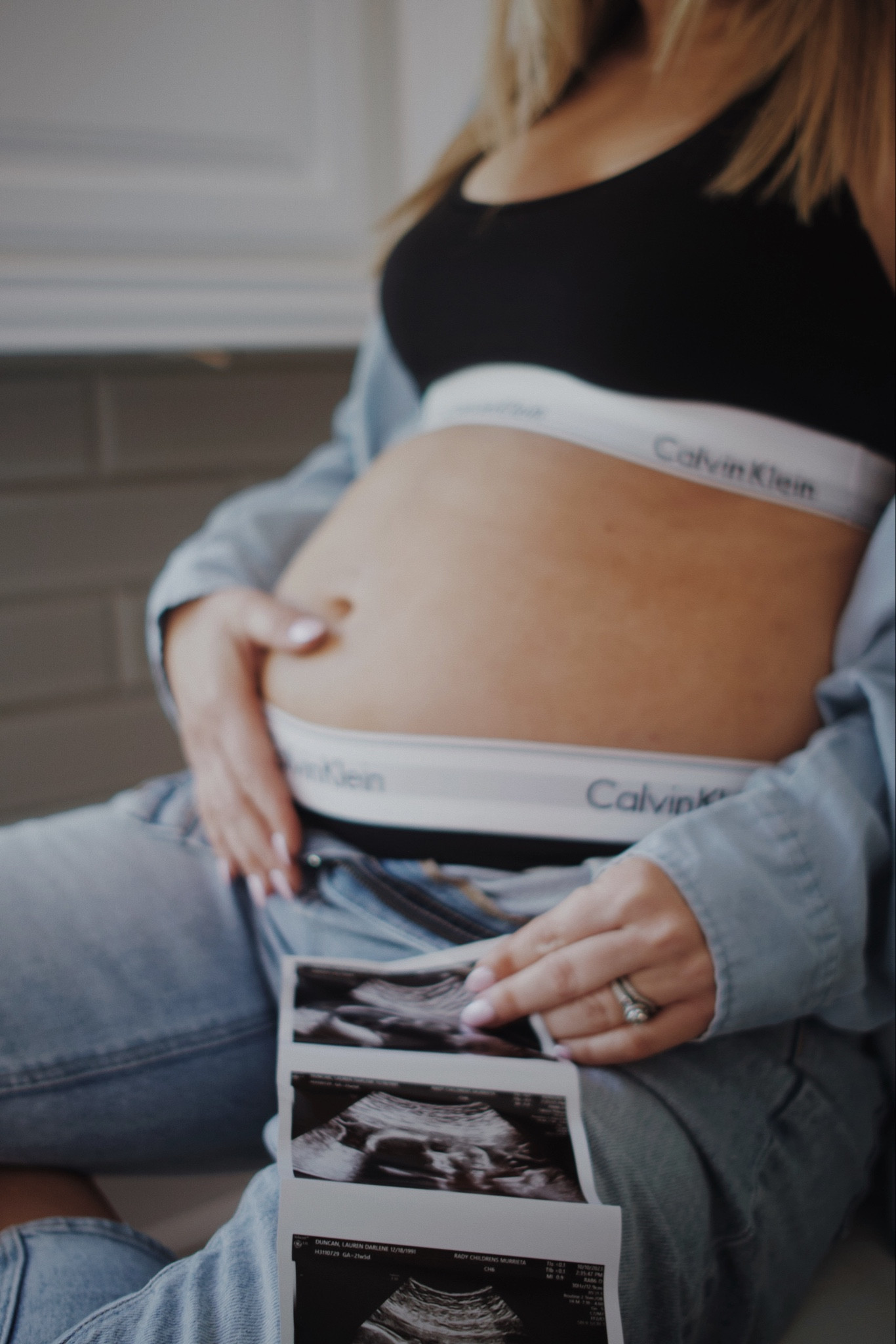 Maternity photoshoot Calvin Klein Set, Calvin Klein button up, & American Eagle Jeans 

#LTKbaby #LTKbump #LTKCyberWeek