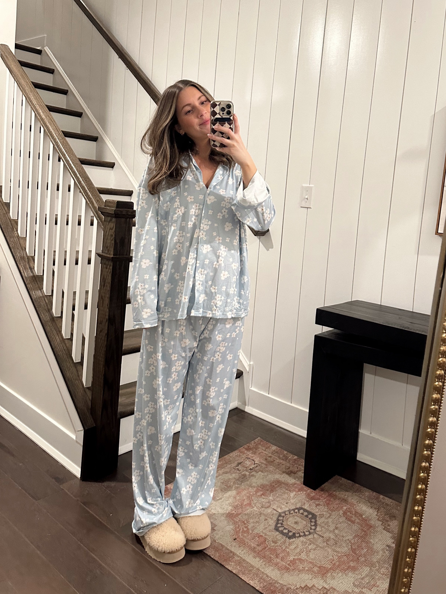 Wearing a large in these Amazon PJs! 