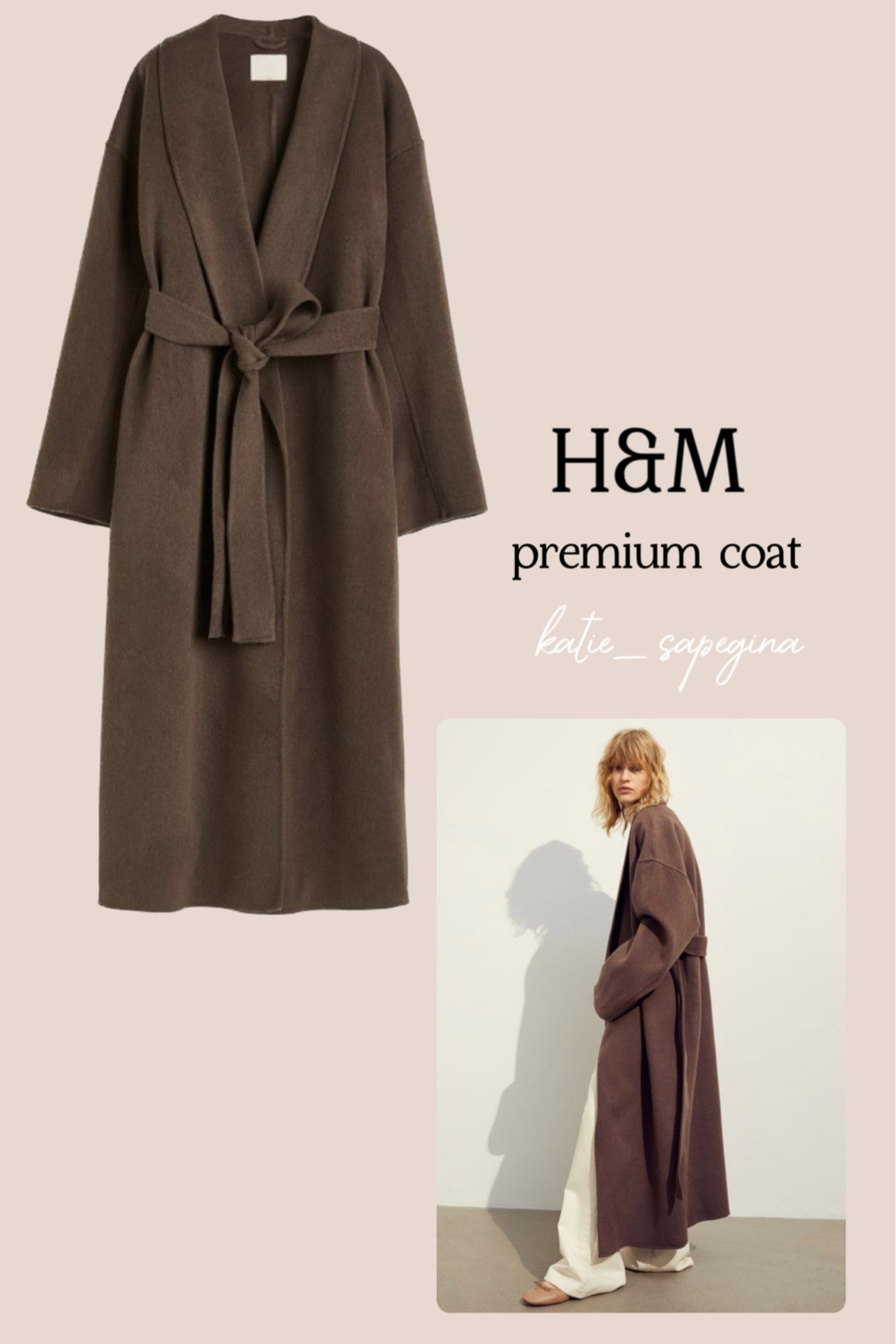 H&M premium chocolate coat

#LTKeurope #LTKstyletip #LTKSeasonal