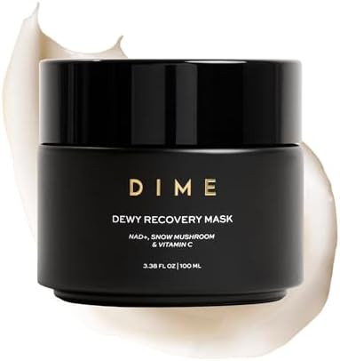 DIME Beauty Dewy Recovery Mask - Overnight Face Mask With Snow Mushroom Extract, NAD+, Vitamin C ... | Amazon (US)