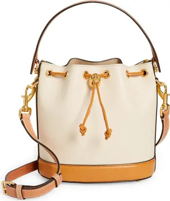 Colorblock Leather Bucket Bag | Nordstrom