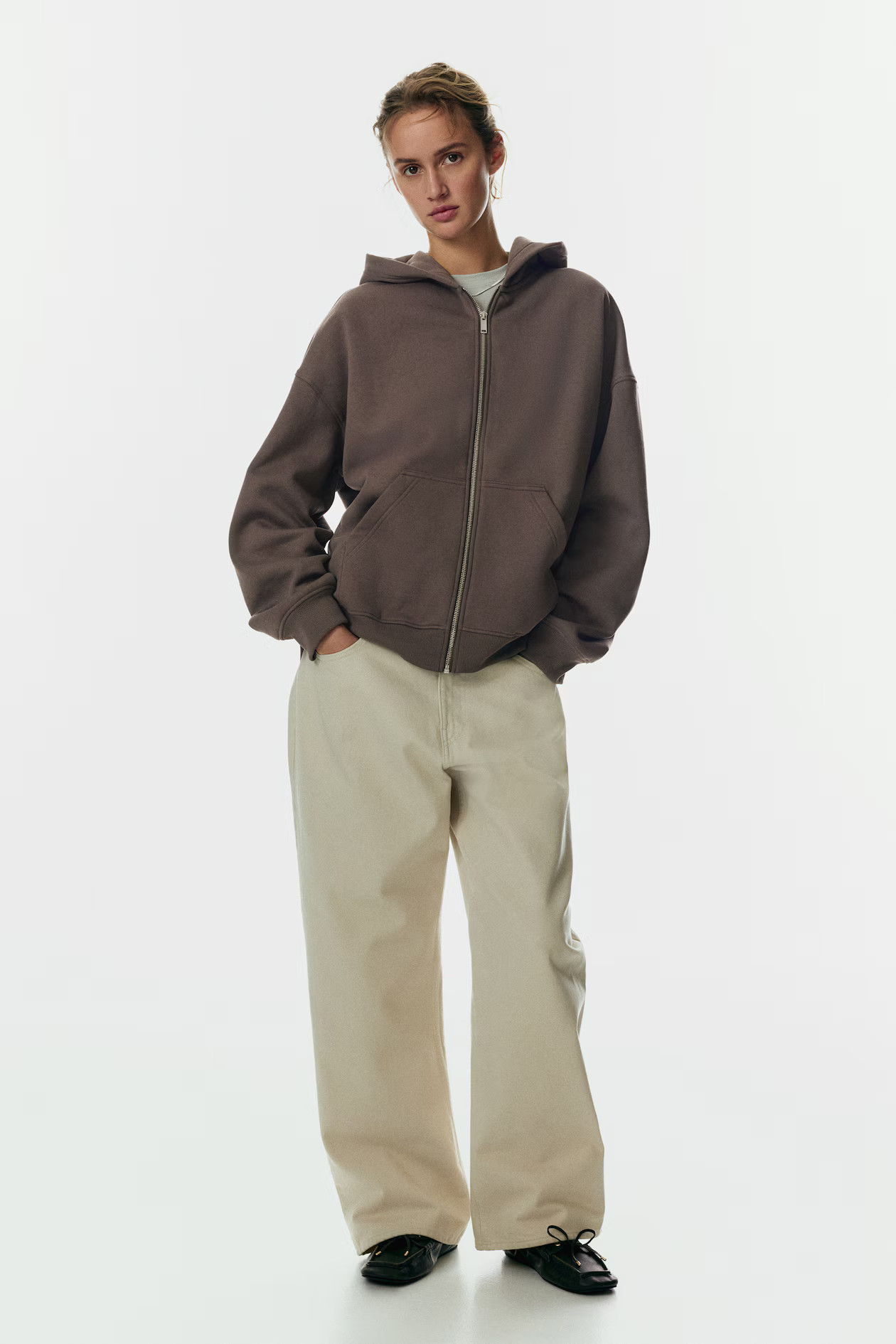 Zip-through hoodie | H&M (UK, MY, IN, SG, PH, TW, HK)