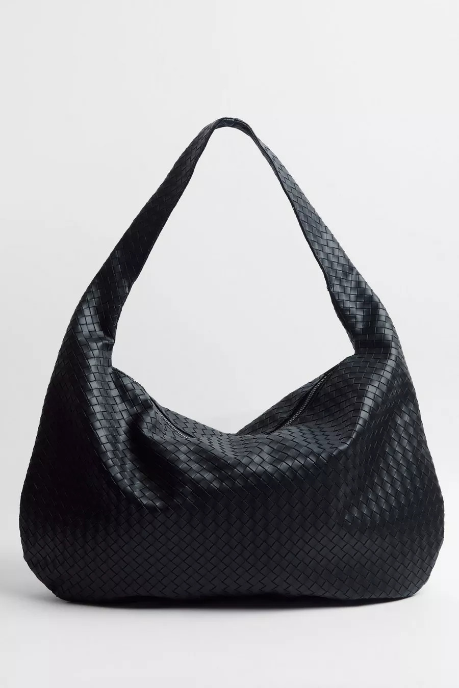 Faux Leather Woven Day Bag | Nasty Gal US