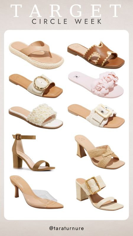 Complete your spring/summer look with these fabulous sandals from Target's Circle Week sale!  Don't miss out on the savings while elevating your warm-weather style. #TargetStyle #CircleWeek #Target #Sandals #SpringFashion #SummerVibes



#LTKSeasonal #LTKshoecrush #LTKsalealert