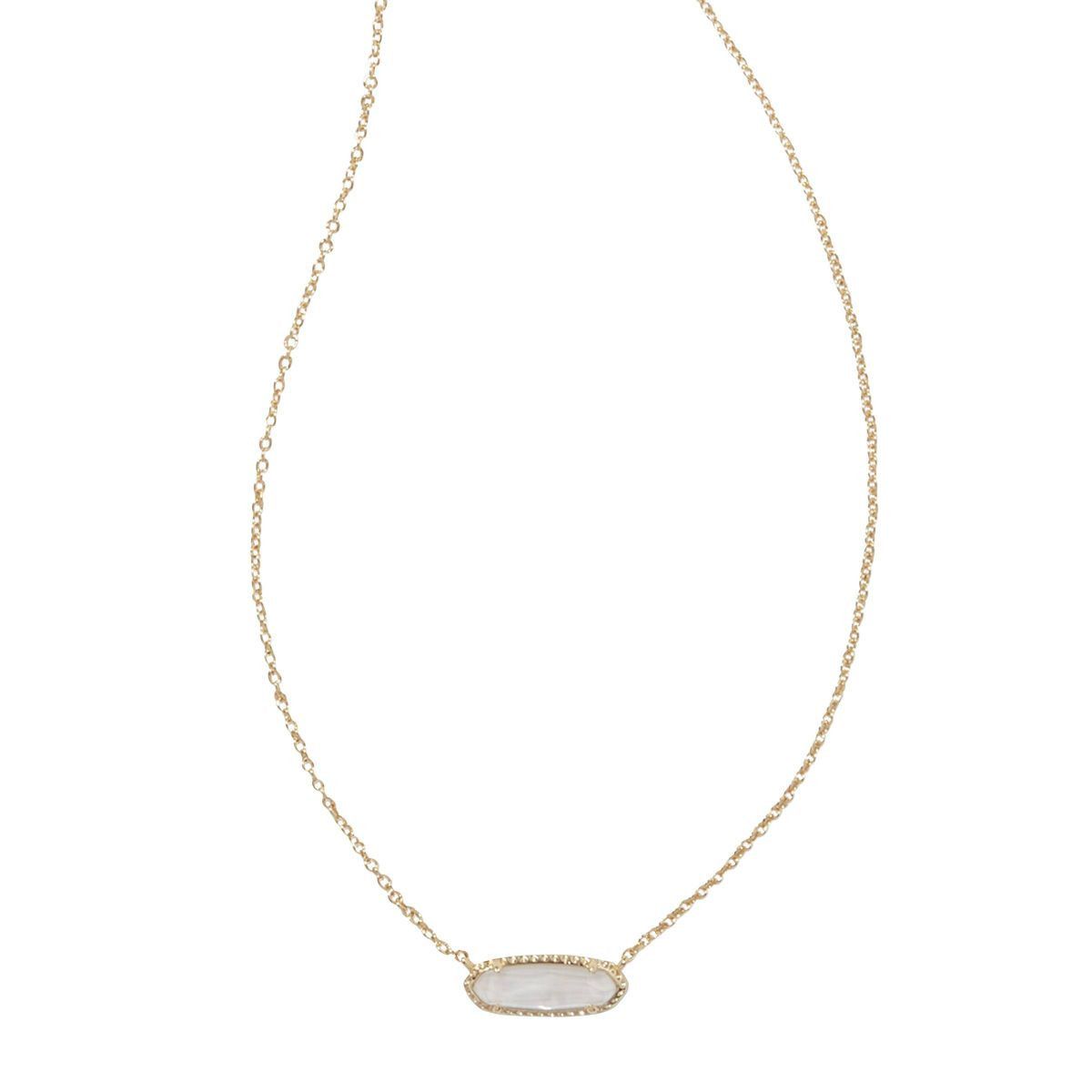 Kendra Scott Eva 14K Gold Over Brass Pendant Necklace - Mother of Pearl | Target