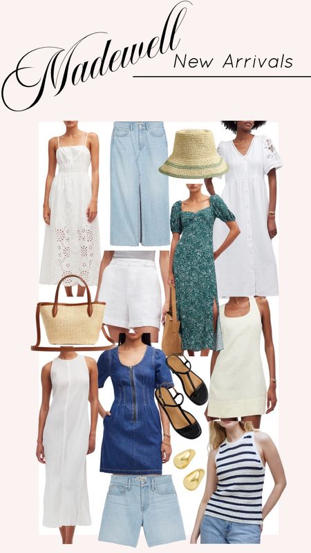 Madewell new arrivals - spring outfits, summer outfits, vacation outfits. 

* *come back here on May 9th-13th for an exclusive discount of 20% off everything ONLY on the LTK app - there will be a “copy promo code” button to copy and paste at checkout (will be available on the 9th) 

#LTKsalealert #LTKfindsunder100 #LTKxMadewell