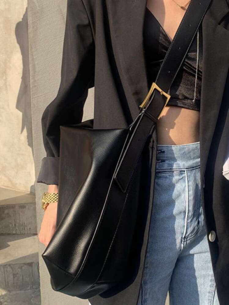 Yogodlns Minimalist Shoulder Bag For Teen Girls Women College Students,Rookies & White-Collar Workers Perfect For Office,Work ,Business,Commute Best Work Bag For Women, Japanese Bag | SHEIN