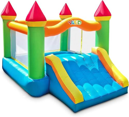 YARD Bounce House, Inflatable Bounce House with Slide for Kids 5-12, Bouncy House with Blower for Outdoor Backyard/Indoor, 12ft x 9ft x 8ft Bouncy Castle, Jump House for Adult Toddlers Kids Party | Amazon (US)