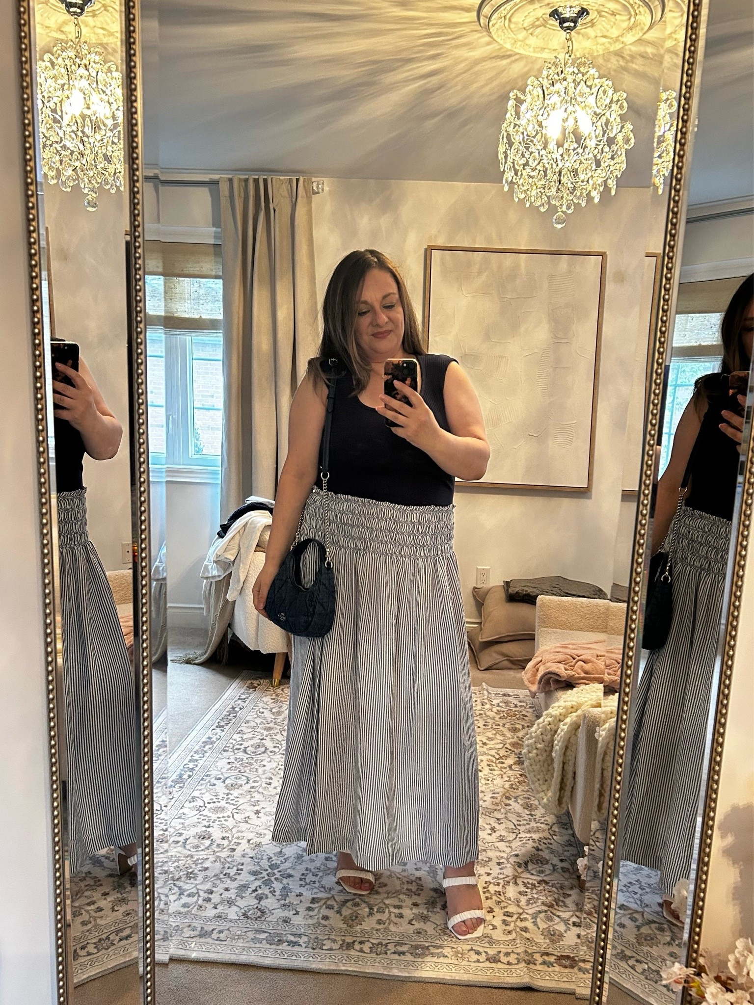 Daytime outfit perfect for a stroll browsing shops, lunch at a patio, picnic.

#LTKsummer #LTKbeauty #LTKmidsize