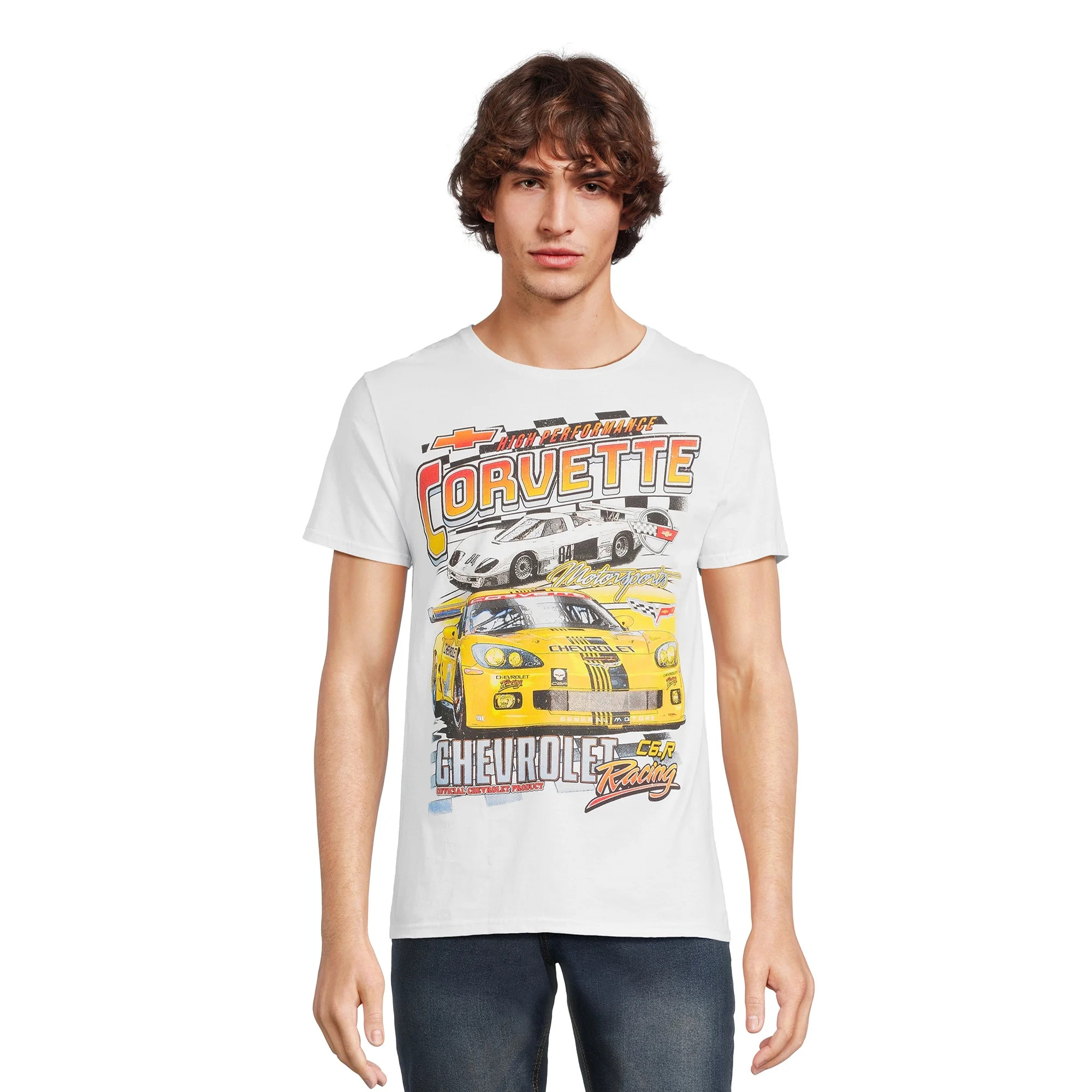 Chevrolet Corvette Men’s & Big Men’s Graphic Tee, Sizes S-3XL | Walmart (US)