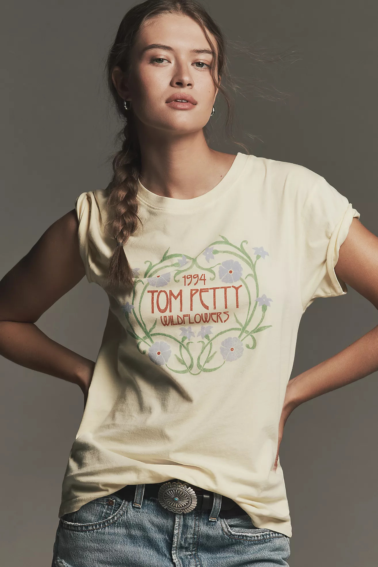 Letluv Tom Petty Wildflowers Graphic Tee | Anthropologie (US)