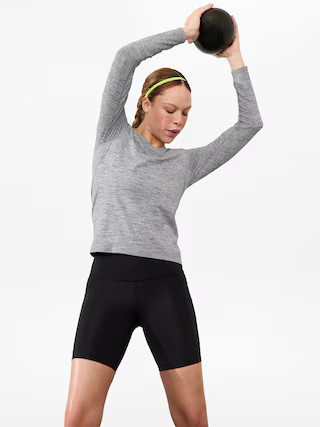 In Motion Seamless Heather Top | Athleta