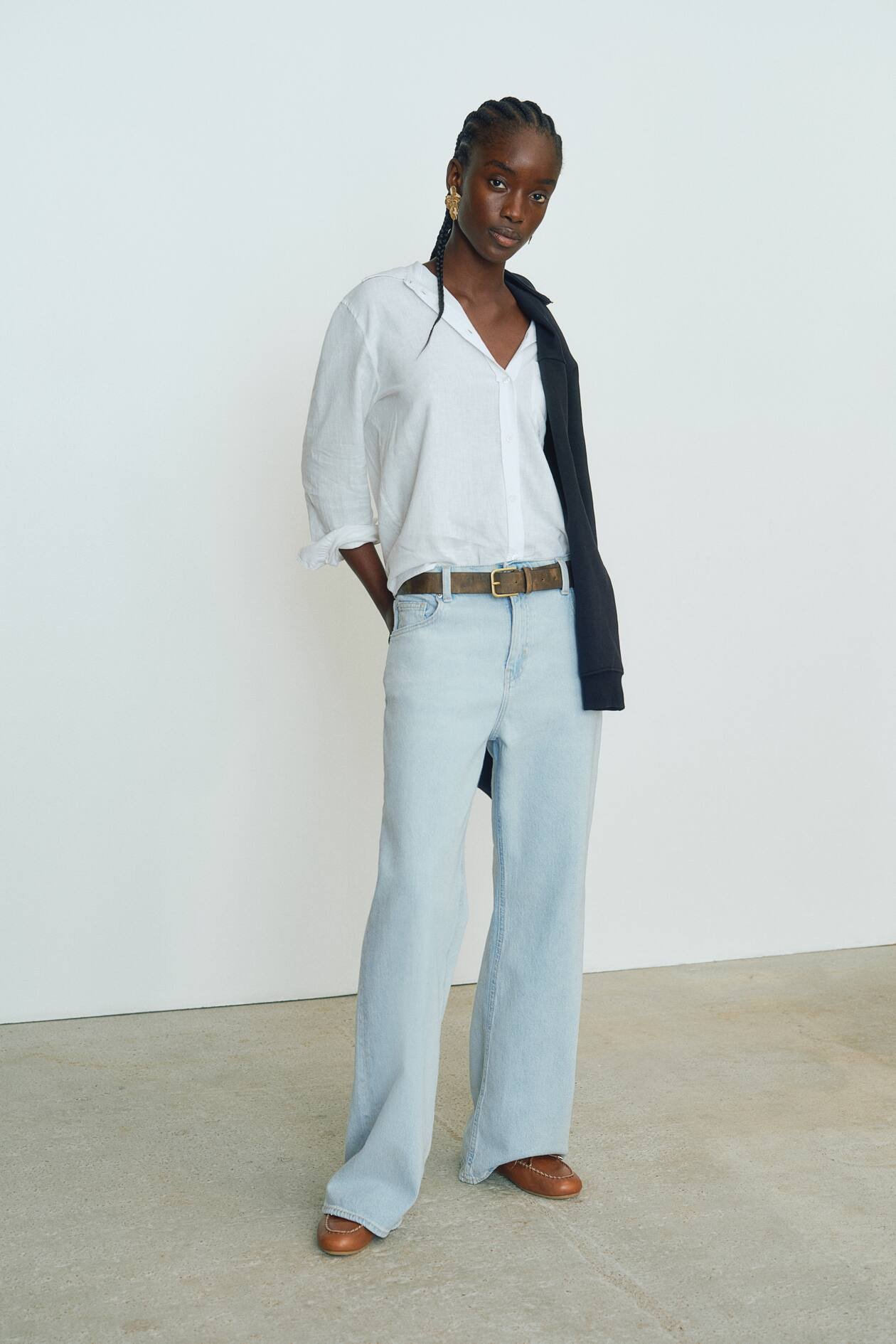 Harper High Rise Wide Leg Jeans | H&M (US + CA)