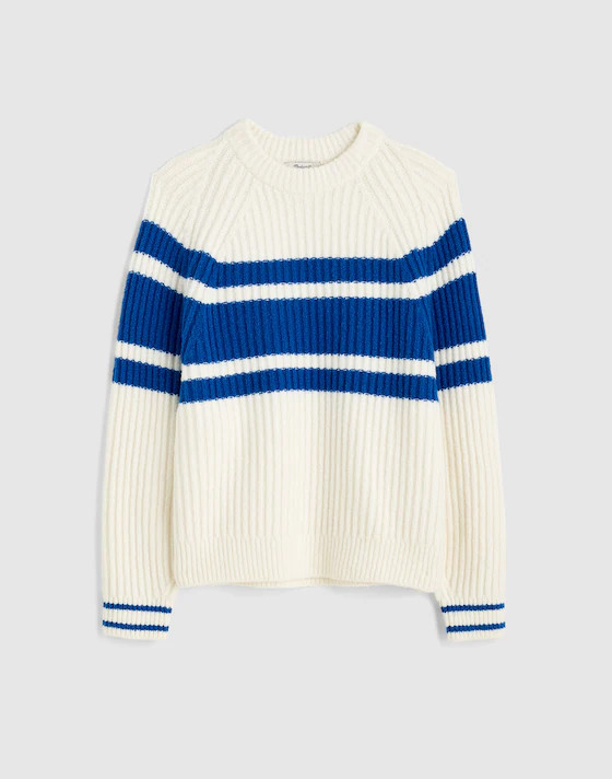 Raglan-Sleeve Sweater in Stripe | Madewell