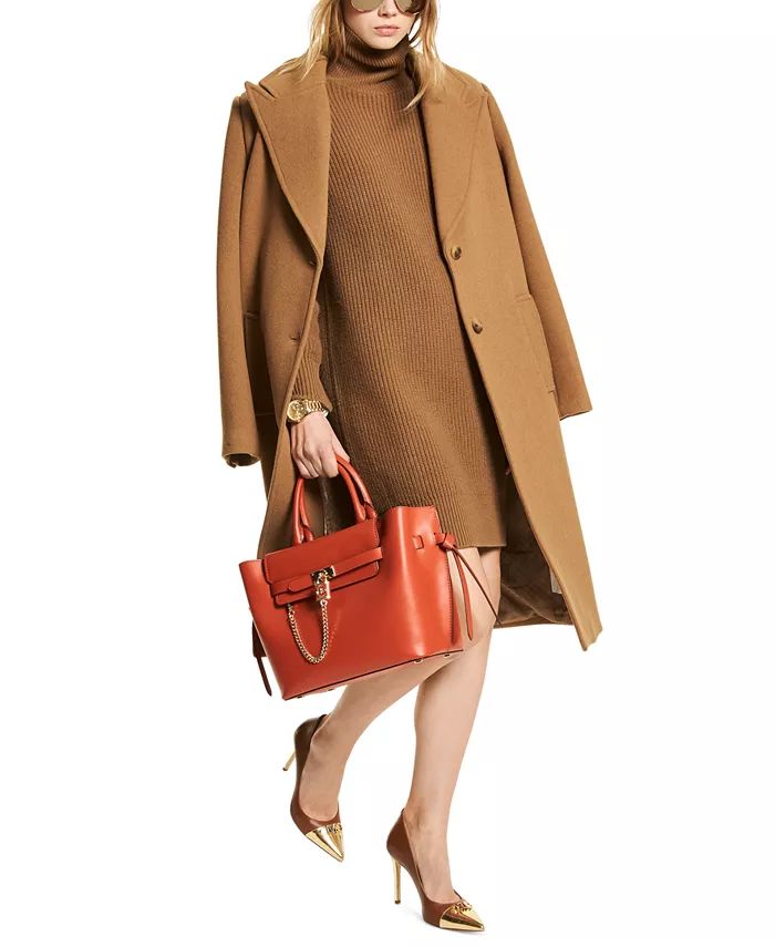 Women's Button-Front Oversized Coat | Macys (US)