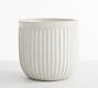 Concrete Fluted Outdoor Planters | Pottery Barn (US)