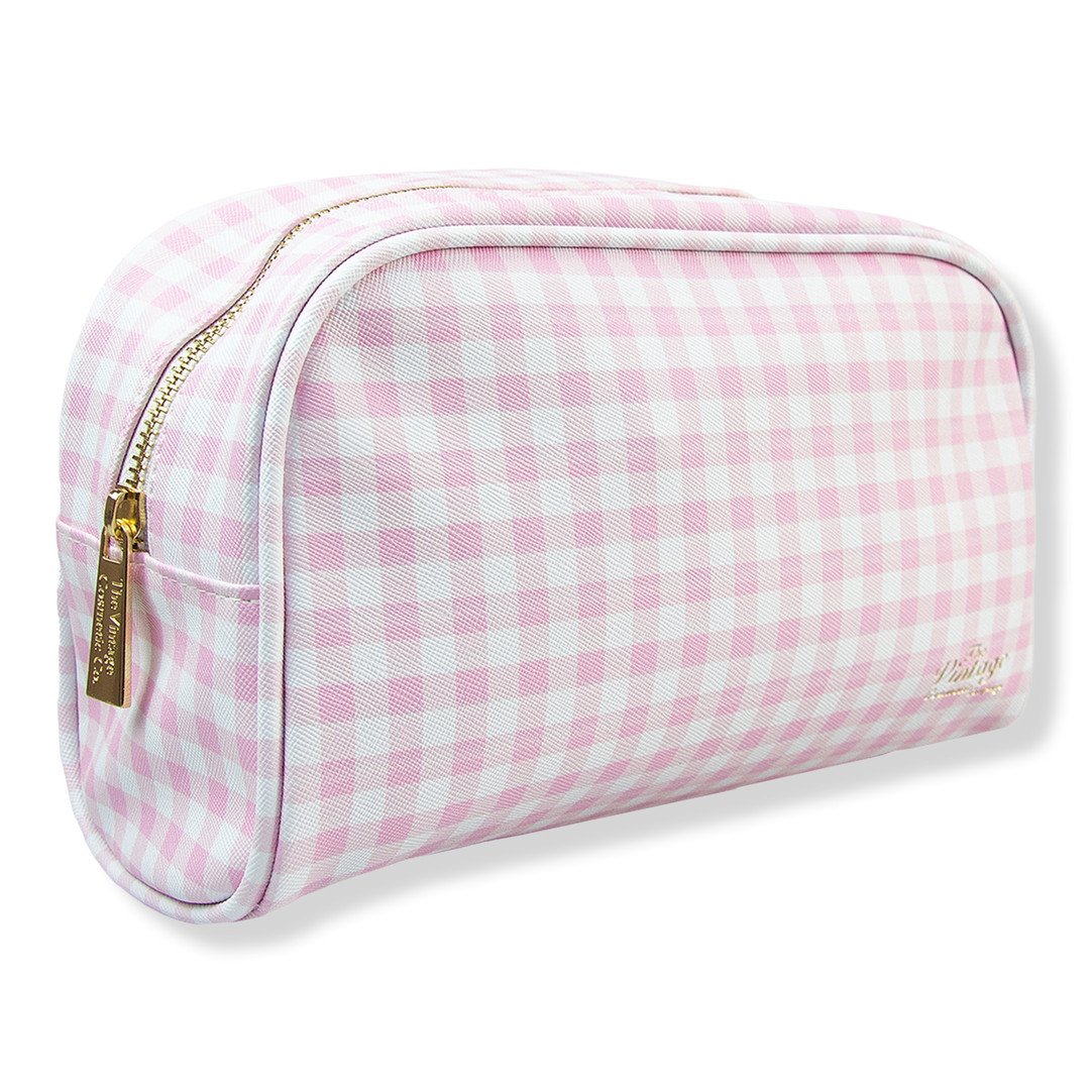 Pink Gingham Make-Up Bag | Ulta