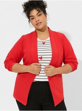 Parker Studio Crepe Blazer | Torrid (US & Canada)