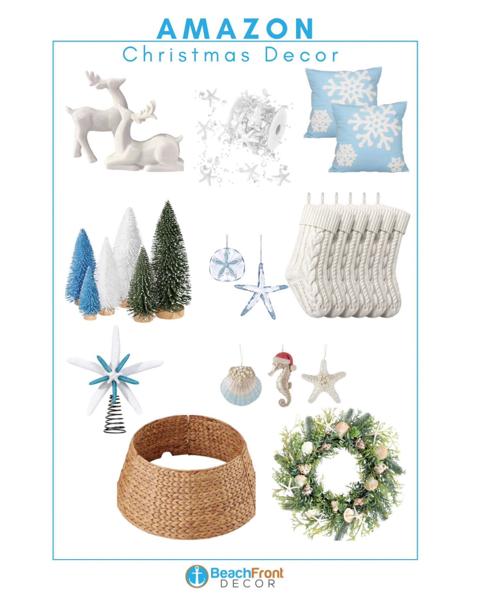 Coastal Christmas decor from Amazon ❄️



#LTKhome #LTKHoliday #LTKSeasonal