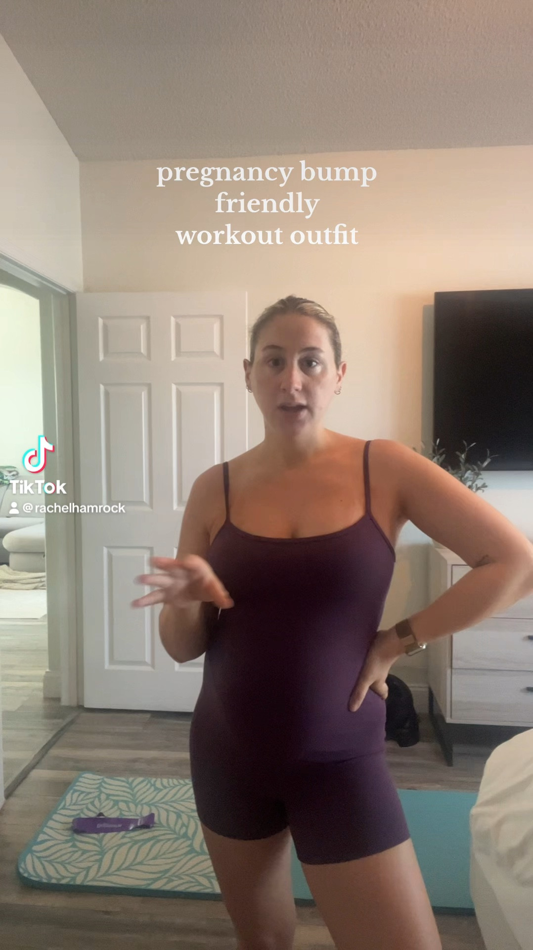 Pregnancy friendly workout body suit! 

#LTKfitness #LTKActive #LTKVideo