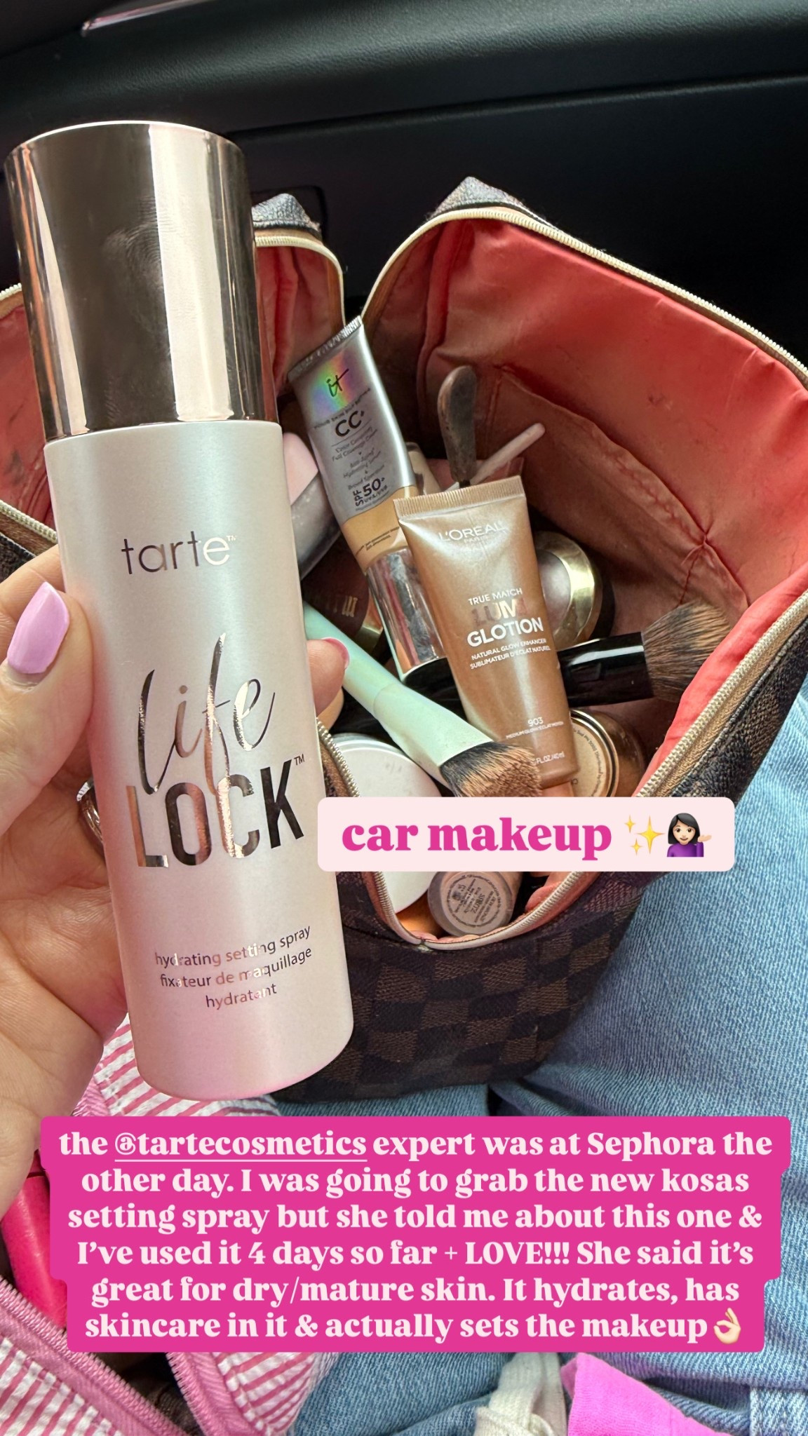 New setting spray from tarte I’ve been loving & on sale with the Sephora sale 

#LTKSaleAlert #LTKBeauty #LTKFindsUnder50