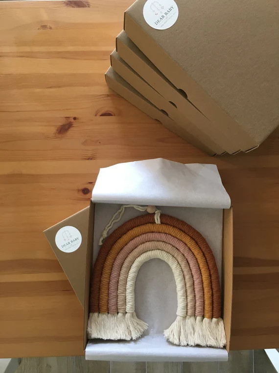 Macrame Rainbow Wall Hangingready to Ship Rainbow Wall Art | Etsy | Etsy (US)