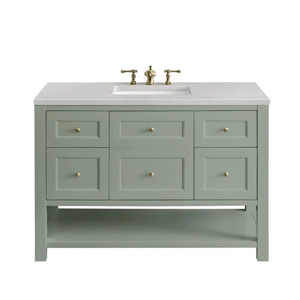 Breckenridge 48"W x 24"D x 34"H Single Bathroom Vanity Set | Wayfair North America