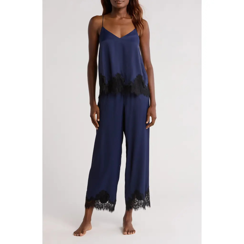 Nordstrom Midnight Lace Pajamas in Navy Peacoat at Nordstrom Rack, Size Medium | Nordstrom Rack