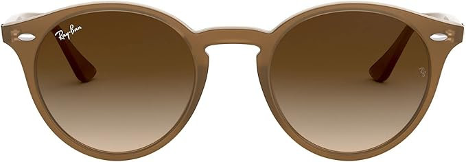 Amazon.com: Ray-Ban RB2180 Round Sunglasses, Turtledove/Brown Gradient, 49 mm : Clothing, Shoes &... | Amazon (US)