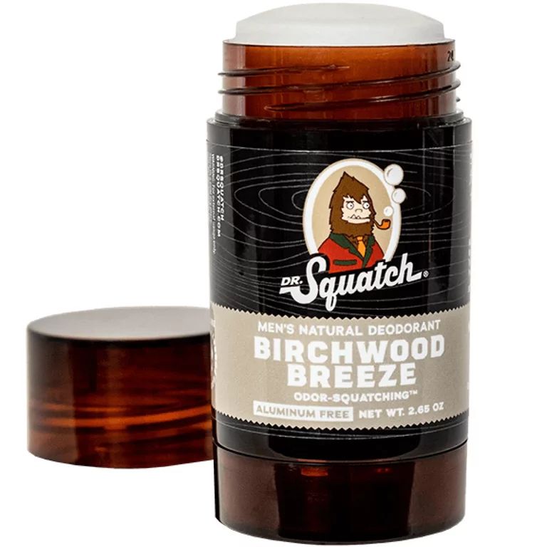 Dr. Squatch Natural Deodorant, Birchwood Breeze, 2.65 oz - Walmart.com | Walmart (US)