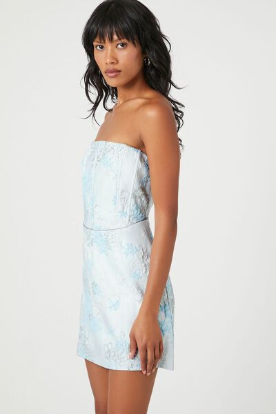 Floral Print Strapless Mini Dress | Forever 21 (US)