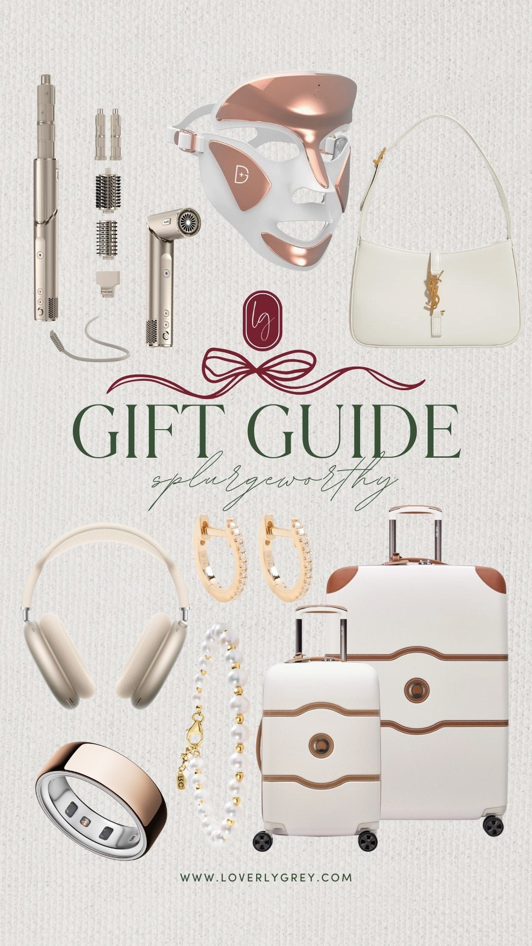 my Splurge-Worthy Gift Guide for Her is filled with timeless, elevated pieces she’ll treasure for years. From luxe travel essentials to dreamy beauty must-haves, these are the ultimate wow gifts. 🎁

#Loverley Grey #GiftGuide #GiftsForHer #LuxuryGifts #HolidayGiftGuide #SplurgeWorthyGifts #LuxuryStyle #HolidayShopping #GiftsForWomen #HighEndGifts #GiftIdeasForHer #ChristmasGifts #LuxeFinds

#LTKGiftGuide #LTKSeasonal #LTKTravel