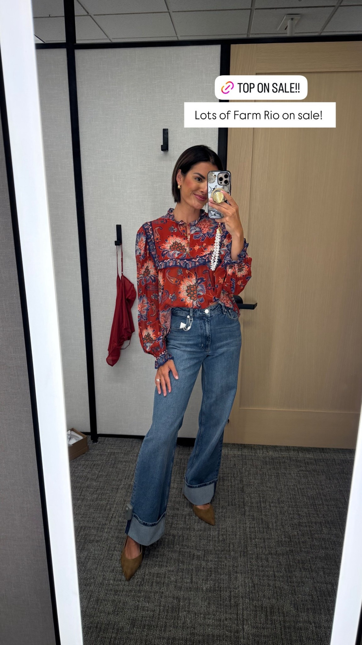 love the color and details on this shirt, perfect for the fall season

#LTKStyleTip #LTKSeasonal #LTKSaleAlert